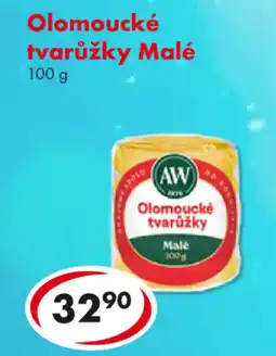 CBA Olomoucké tvarůžky Malé nabídka