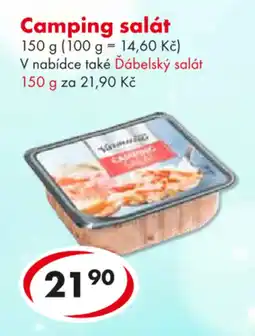 CBA Camping salát nabídka