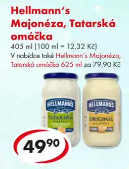 CBA HELLMANN'S Majonéza, Tatarská omáčka nabídka