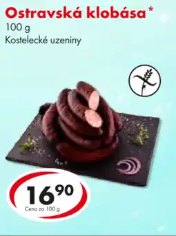 CBA Ostravská klobása nabídka