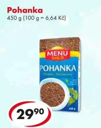MENU GOLD Pohanka