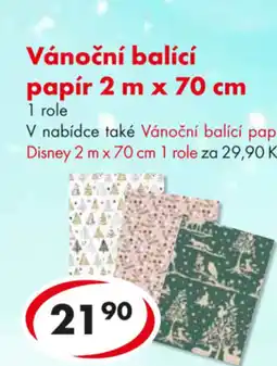 CBA Vánoční balící papír nabídka