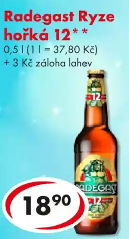 CBA Radegast Ryze hořká 12 nabídka