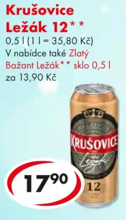 CBA Krušovice Ležák 12 nabídka