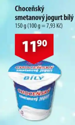 CBA Choceňský smetanový jogurt bílý nabídka