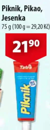 CBA Piknik, Pikao, Jesenka nabídka