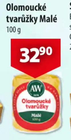 CBA Olomoucké tvarůžky Malé nabídka