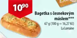 CBA Bagetka s česnekovým máslem nabídka