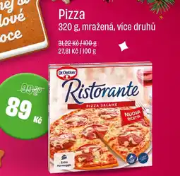 BonVeno Dr.Oetker Pizza nabídka