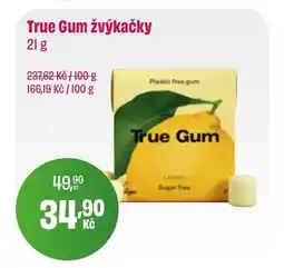 BonVeno True Gum žvýkačky nabídka