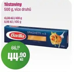 BonVeno Barilla Těstoviny nabídka
