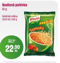 BonVeno Nudlová polévka nabídka