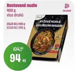 BonVeno Restované nudle nabídka