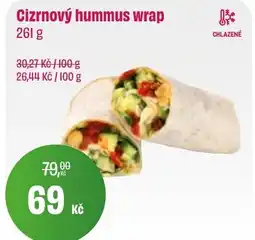 BonVeno Cizrnový hummus wrap nabídka