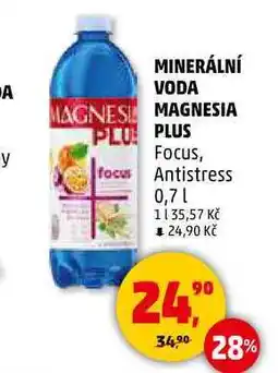 Penny Market MINERÁLNÍ VODA MAGNESIA PLUS, 0,7 l nabídka