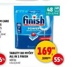 Penny Market TABLETY DO MYČKY ALL IN 1 FINISH, 48 ks nabídka