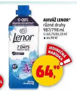 Penny Market AVIVÁŽ LENOR, 987/798 ml nabídka