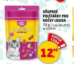 Penny Market KŘUPAVÉ POLŠTÁŘKY PRO KOČKY LOUISA, 70 g nabídka