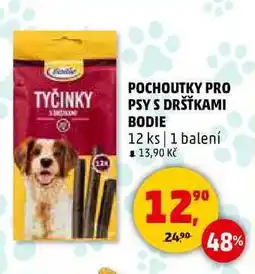 Penny Market POCHOUTKY PRO PSY S DRŠŤKAMI BODIE, 12 ks nabídka