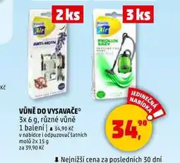 Penny Market VŮNĚ DO VYSAVAČE, 3x 6 g nabídka