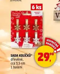 Penny Market SADA KOLÍČKŮ, 6 ks nabídka