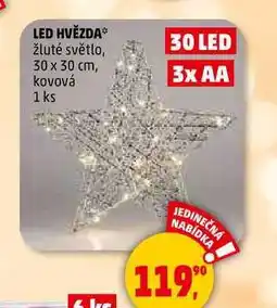 Penny Market LED HVĚZDA, 1 ks nabídka