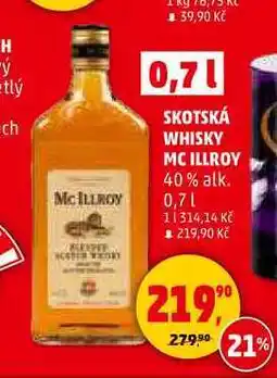Penny Market SKOTSKÁ WHISKY MC ILLROY, 0,7 l nabídka