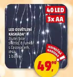 Penny Market LED OSVĚTLENÍ KASKÁDA, 1 balení nabídka
