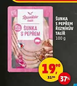 Penny Market ŠUNKA S PEPŘEM ŘEZNÍKŮV TALÍŘ, 100 g nabídka
