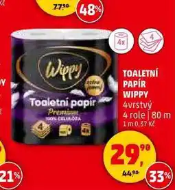 Penny Market TOALETNÍ PAPÍR WIPPY, 4 role nabídka