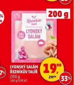 Penny Market LYONSKÝ SALÁM ŘEZNÍKŮV TALÍŘ, 200 g nabídka