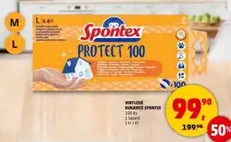 Penny Market VINYLOVÉ RUKAVICE SPONTEX, 100 ks nabídka