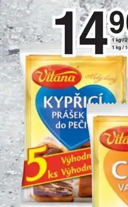 Coop hb Vilana Kypřící prášek do pečiva nabídka