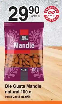 Coop hb Dle Gusta Mandle natural nabídka