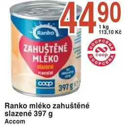 Coop hb Ranko mléko zahuštěné slazené nabídka