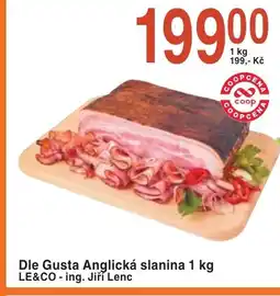 Coop hb Dle Gusta Anglická slanina nabídka