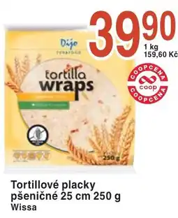 Coop hb Tortillové placky pšeničné 25 cm nabídka
