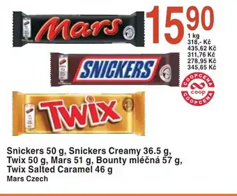 Coop hb Snickers, Snickers Creamy nabídka