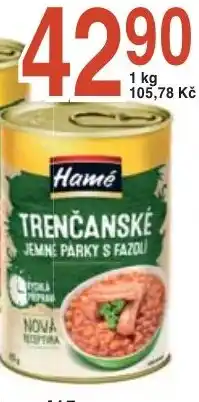 Coop hb Hame Trenčanské párky s fazolí nabídka