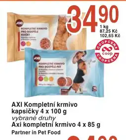 Coop hb AXI Kompletní krmivo kapsičky nabídka