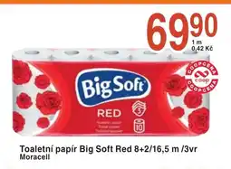 Coop hb Toaletní papír Big Soft Red 8+2/16,5 m /3vr nabídka