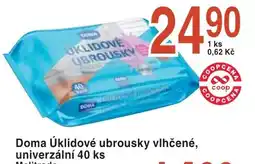 Coop hb Doma Úklidové ubrousky vlhčené, univerzální nabídka