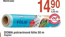 Coop hb DOMA potravinová fólie nabídka