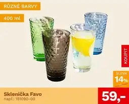 Asko Sklenička Favo nabídka