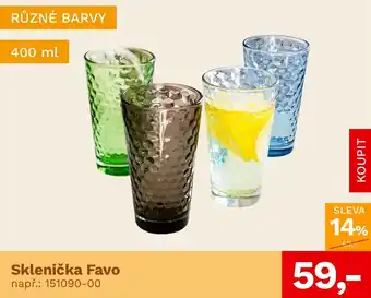 Asko Sklenička Favo nabídka