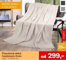 Asko Flanelová deka Cashmere Dots nabídka