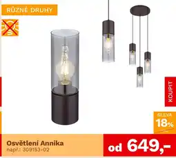 Asko Osvětlení Annika nabídka