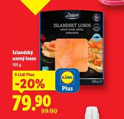 Lidl Islandský uzený losos nabídka