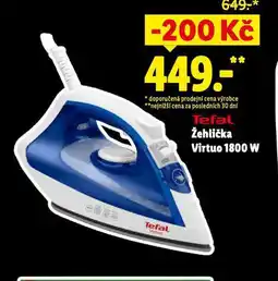 Lidl Tefal žehlička nabídka