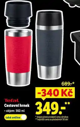 Lidl Tefal cestovní hrnek nabídka